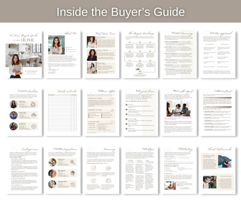 Buyer Guide Real Estate Canva Template
